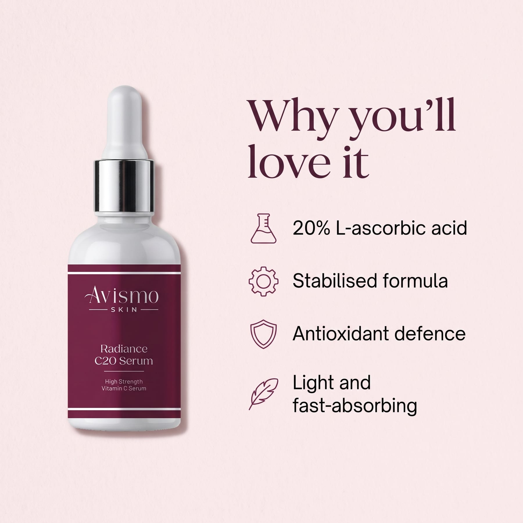 Why you'll love Radiance C20 Serum