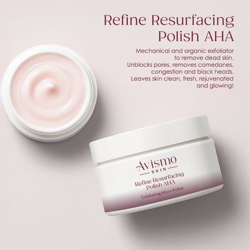 Refine Resurfacing Polish AHA product details